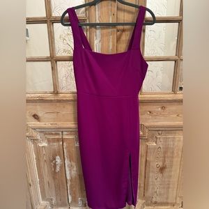 Fuchsia  dress from Aritzia.